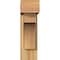 Ekena Millwork Westlake Block Rough Sawn Bracket w/ Offset Brace, Western Red Cedar, 6"W x 16"D x 20"H BKT0604X16X20WTL05RWR - alternate 2